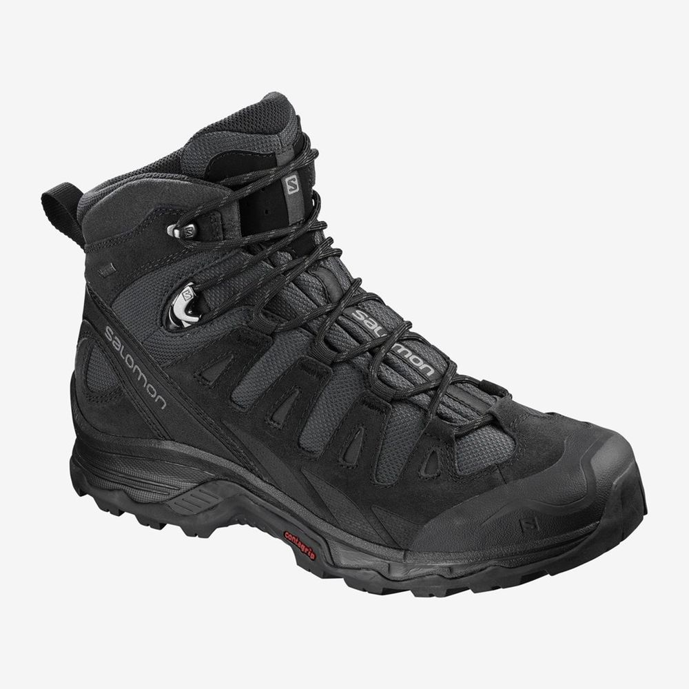 SALOMON QUEST PRIME GTX Philippines - Men's Hiking Shoes - Black | 073154-QYP